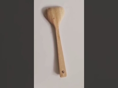 Wooden Heart Shaped Bamboo Spoon Engraved For Cooking Spoonful Of Love