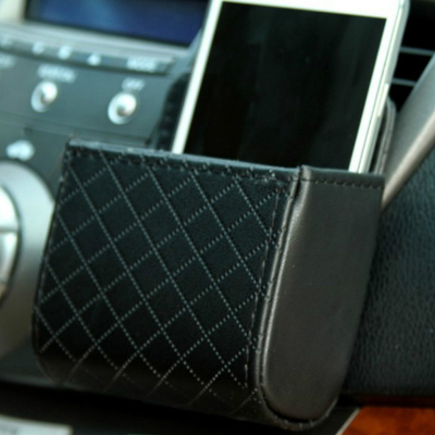 Sunglass Holder Phone Holder Car Air Vent Storage Bag 12oz Capacity