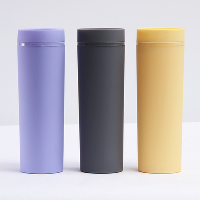 16oz Double Wall Plastic Acrylic Tumblers Reusable With Straw
