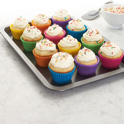 Multicolor Silicone Muffin Liners Reusable Bulk Kitchen Supplies