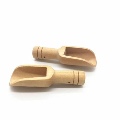 Beech Wood Mini Wooden Spoon For Bath Salts Coffee Measuring