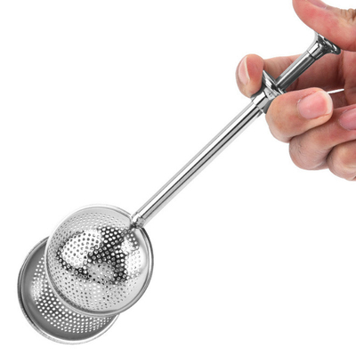 Stainless Steel Tea Ball Infusers Long Handle For Leaf Tea Spices