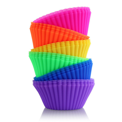 Non Stick Cake Molds Silicone Cupcake Liners Reusable
