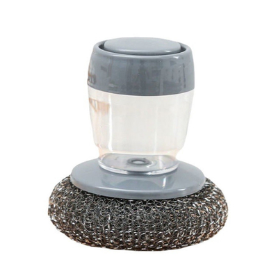 Stainless Steel Sponges Wool Scrubbers With Soap Dispenser