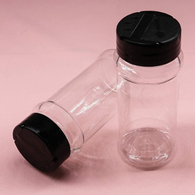 100ml Plastic Spice Bottle Containers For Storing Bulk Kitchen Supplies