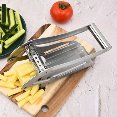 Multi Function Stainless Steel Manual Potato Cutter With Comfortable Handle