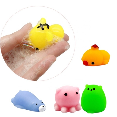 50PCS TPR Mini Animal Squishy Stress Toys Mochi's Fidget Toys For Stress Relief
