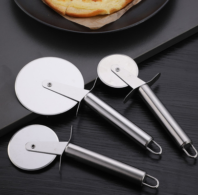 Stainless Steel Pizza Cutter Wheel Knife Kitchen Baking Tools