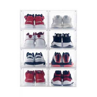 Plastic Household Storage Container Magnetic Shoe Box