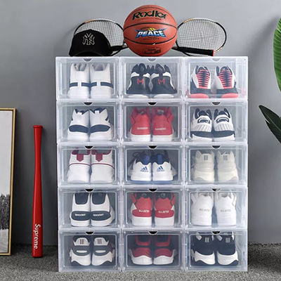 Plastic Household Storage Container Magnetic Shoe Box