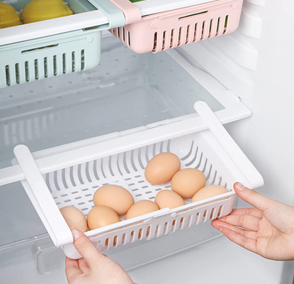 Retractable Classified Household Storage Container Box Drawer for Refrigerator