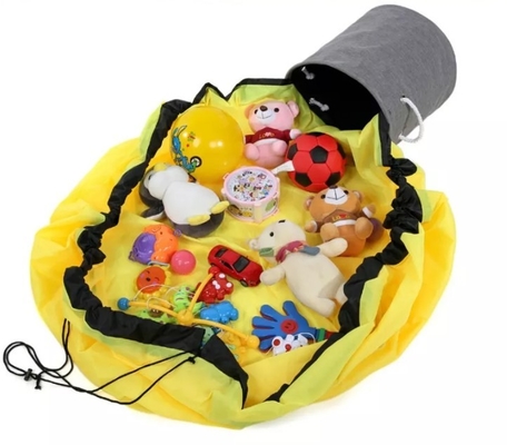 Customized Children'S Household Storage Container Play Mat Drawstring Toy Storage Bag