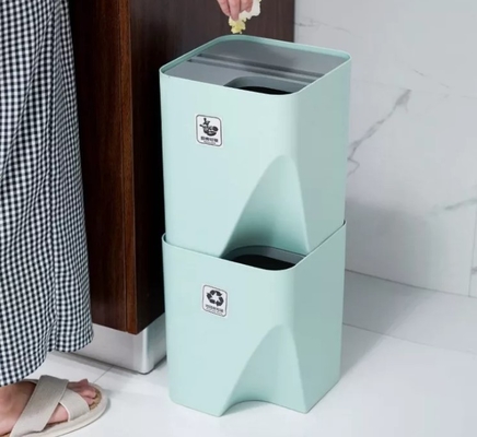 Plastic Separable Modular Kitchen Dustbin For Waste Rubbish