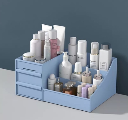 Plastic Desktop Makeup Organizer Multilayer Box For Cosmetic Storage