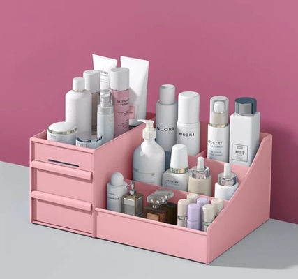Plastic Desktop Makeup Organizer Multilayer Box For Cosmetic Storage