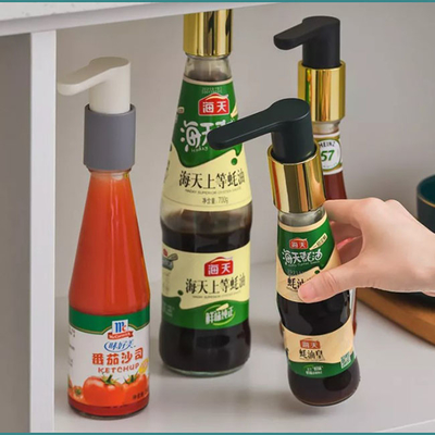 Kitchen tools Leak-Proof Squeeze Hand Press Bottle Oyster Sauce Dispenser Pump