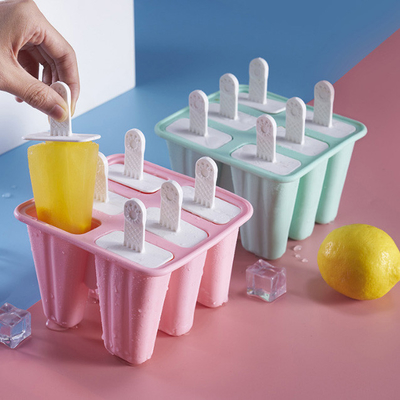 Popsicle Molds 6 Pieces Silicone Ice Pop Molds BPA Free Ice Pop Maker