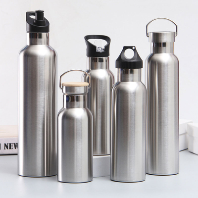 600ml Double Wall Stainless Steel Custom Drinking Cups water Bottle With Lid