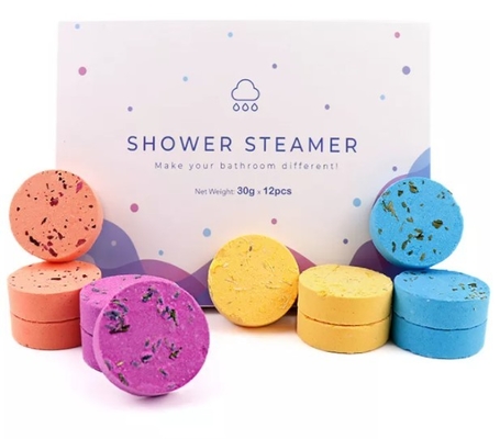 Essential Oil Dried Flower Aromatherapy Shower Tablets for Shower Steamer