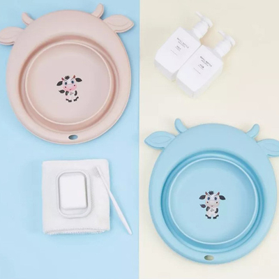 Plastic Collapsible Travel Foldable Wash Basin For Baby