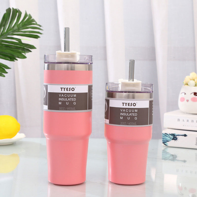 Bulk 30oz Stainless Steel Insulated Tumblers Coffee Mugs With Lid And Straw