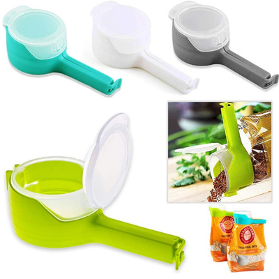 Zwish Plastic Pour Food Storage Bag Clip For Food Sealing