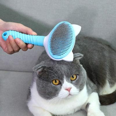 Custom Stainless Steel Houseware Pet Hair Remover Brush For Dog Cat