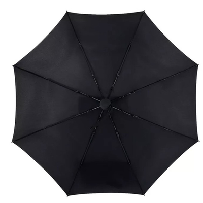 Windproof Houseware Plastic Products Automatic Open 3 Folding Umbrella With Logo