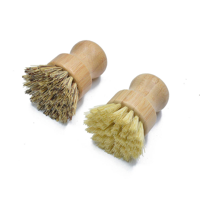 ODM Kitchen Wooden Handle Coconut Bristle Brush Bulk For Pan Pot Cleaning