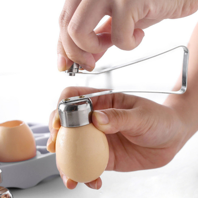 Custom Stainless Steel Houseware Egg Cracker Topper Tools