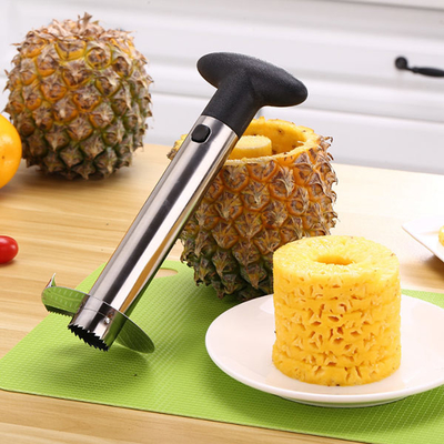 Peel Free Stainless Steel Houseware Pineapple Coring Tool Slicer With Detachable Handle