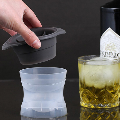 Kitchen Bar Ice Cube Ball Maker Silicone Large Round Sphere Mold For Whiskey