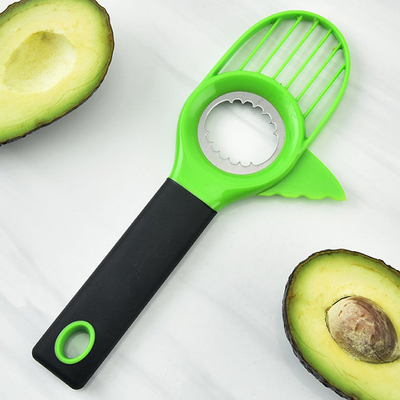 Kitchen 3 In 1 Plastic Avocado Cutter Knife Corer Avocado Slicer Avocado Tools