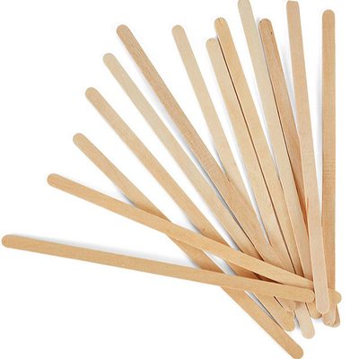 Large Disposable Wooden Coffee Stir Sticks 5.5 Inches