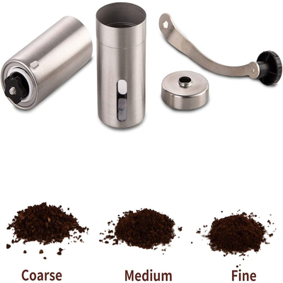 Stainless Steel Essential Barista Tools Manual Coffee Bean Grinder for Aeropress Drip Espresso