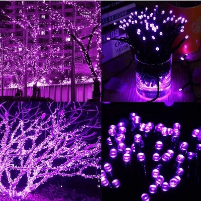 20m Solar Powered Waterproof LED Christmas String Lights For Party Wedding Decoration
