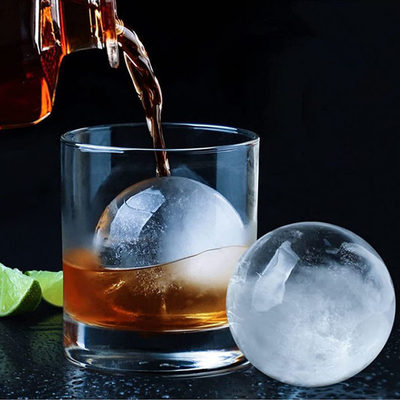 Large Round Ice Ball Maker Silicone Sphere Ice Cube Tray Mold For Whiskey Cocktails
