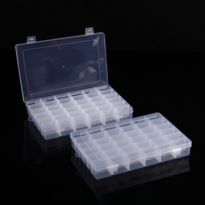 36 Grids Clear Plastic Organizer Box For Storage Jewelry