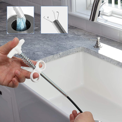 Stainless Steel Retractable Home Sink Flexible Grabber Reacher With 4 Claws