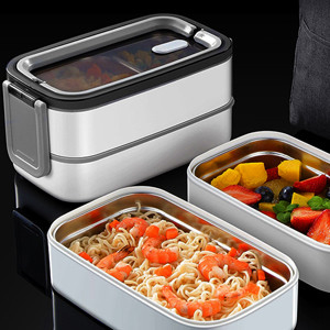 Multicolor Large Capacity Adult Bento Box for Lunch
