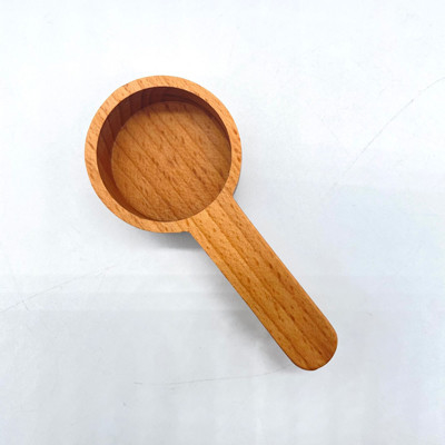 Wood Color Wooden Coffee Spoon Measuring For Coffee Beans