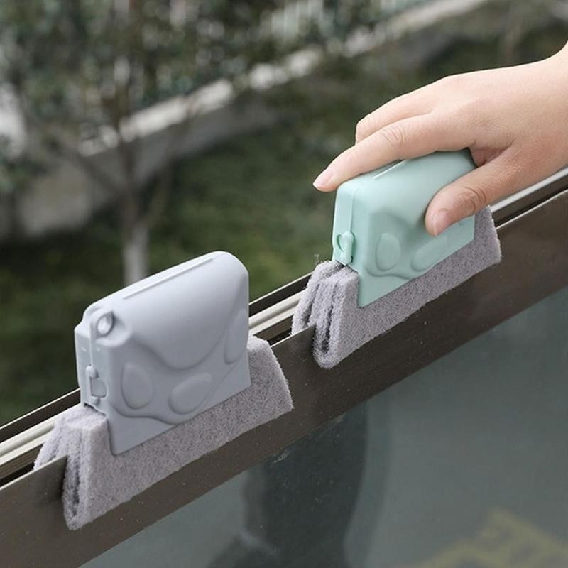 ABS Plastic Magic Window Groove Cleaning Brush Tool